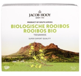 Rooibos thee van Jacob Hooy, 12 x 80 stk