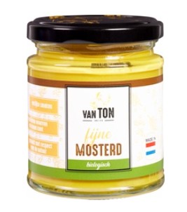 Mosterd fijn van Ton, 6x 170 g