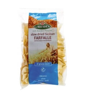 Farfalle vlindertjes wit van La Bioidea, 12 x 250 g