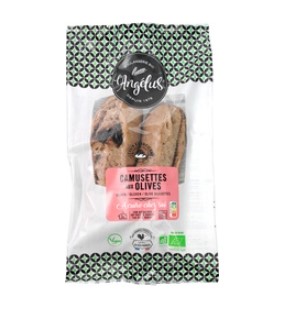 Pain de Camusettes Olijvenbrood van  L`Angelus, 5 x 2 st