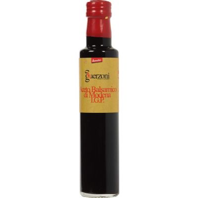 Balsamico Azijn Rood van Guerzoni, 6x 250 ml. Demeter keurmerk!