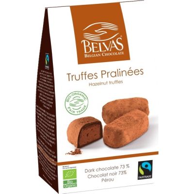 Hazelnoot Truffels van Belvas, 6x 100 gr