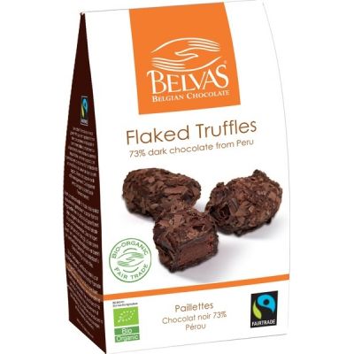 Truffels Flaked (Dark) van Belvas, 6x 100 gr
