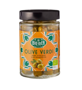 Groene olijven zonder pit van La Bio Idea, 6x 165 gr