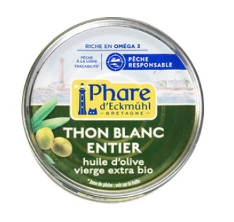 Witte tonijn in olijfolie van Phare d`Eckmühl, 9 x 160 g