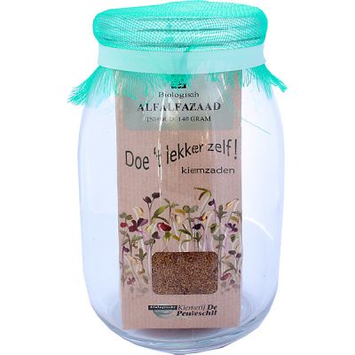 Starterspakket biologische kiemzaden van Peuleschil, 1x 1 stks