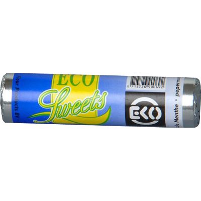 Pepermunt rollen van Eco Sweets, 32x 21 g