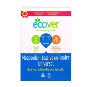 Waspoeder wit-universal geconcentreerd van Ecover, 6 x 1,2 kg