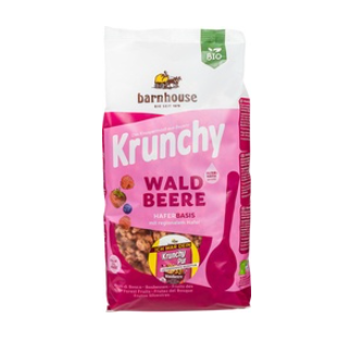 Krunchy pur waldbeere z.suiker van Barnhouse, 6x 750 g