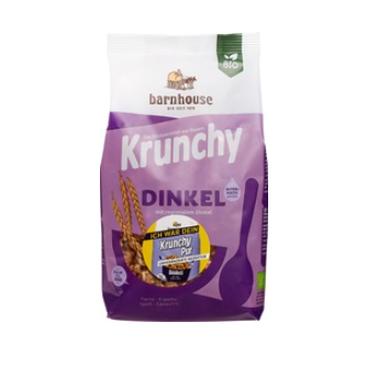 Krunchy pur-spelt van Barnhouse, 6 x 375 g