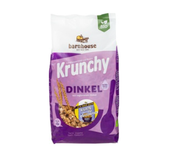 Krunchy Pur Spelt (zonder suiker) van Barnhouse, 6x 750 gr.