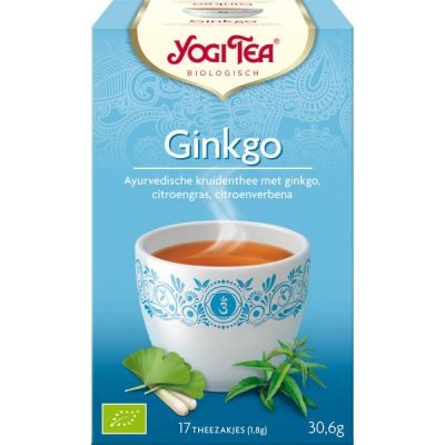 Ginkgo Thee van Yogi Tea, 6x 17 blt