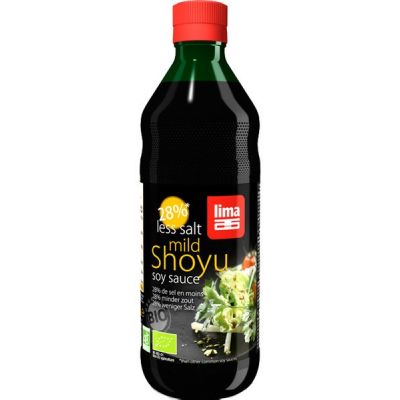 Shoyu soya saus less salt van Lima, 6 x 500 ml