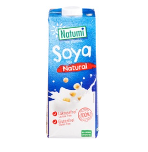 Sojadrink Naturel Ongezoet van Natumi, 8x 1 ltr
