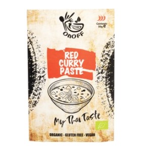 Curry Thaise rode paste van Onoff spices!, 10 x 50 gram