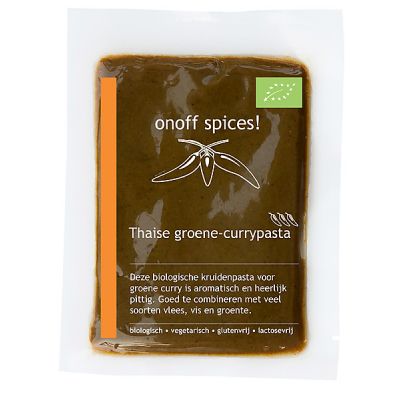 Thaise groene-currypasta van onoff spices!, 10 x 50 gram