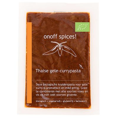 Thaise gele-currypasta van onoff spices!, 10 x 50 gram