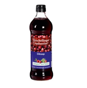 Cranberry diksap van Terschellinger, 6 x 500 ml