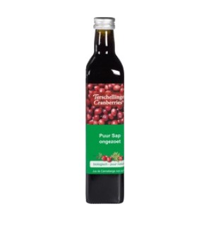 Cranberry sap ongezoet van Terschellinger, 6 x 500 ml Cranberry sap ongezoet van Terschellinger, 6 x 500 ml