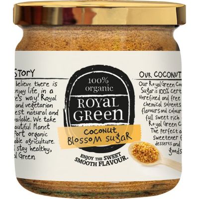 Kokosbloesemsuiker van Royal Green, 6x 200 gram.