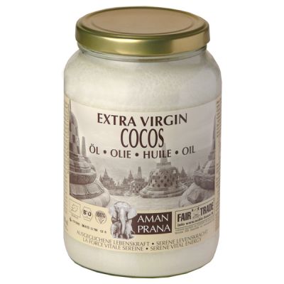 Kokosolie Extra Virgin van Amanprana, 1600ml