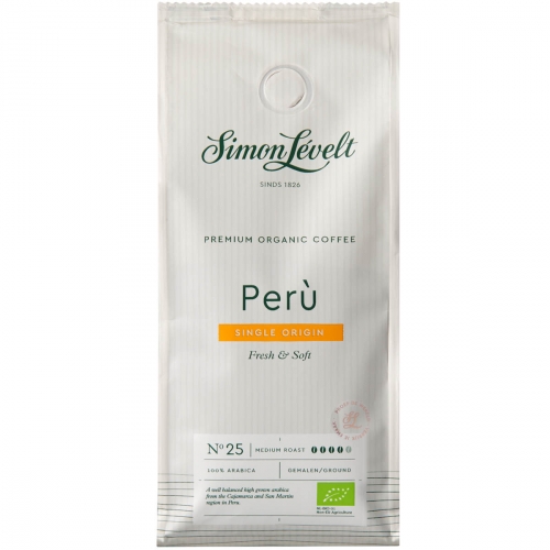 Arabica Peru van Simon Lévelt gemalen, 6 x 250 g