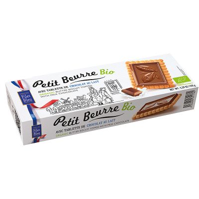 Boter biscuit met melkchocolade topping van Filet Bleu, 12x 150