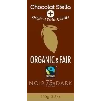 Choc. Reep Dark 75% Cacao van Chocolat Stella, 11x 100 g