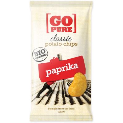 Classic Chips Paprika van Go Pure, 10x 125 gram.