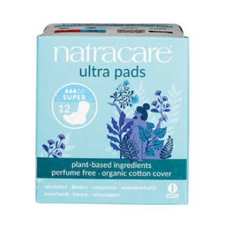 Ultra pad super van Natracare, 12 x 12 stk