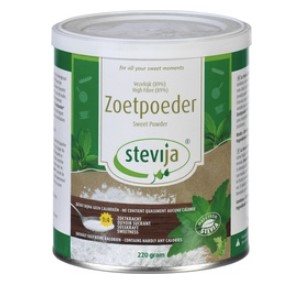 Stevia zoetpoeder van Stevija, 12x 220 gr.