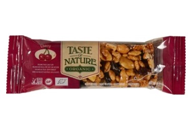 Cherry reep van Taste of Nature, Raw Food, 16x 40gr