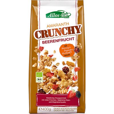 Crunchy amaranth rode vruchten van Allos, 6x 400 gr