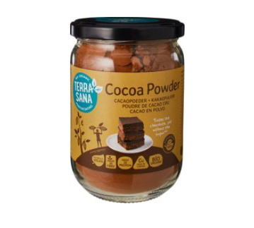 Raw cacao poeder van TerraSana, 6x 160 g