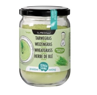 Raw tarwegraspoeder van TerraSana, 6x 130 g
