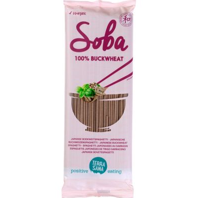 Soba (100% boekweit) van TerraSana, 6x 200 g