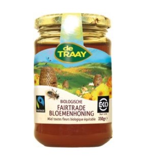 Fairtrade honing van De Traay, 1x 350 g