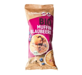 Muffins Blueberry glutenvrij van Schnitzer, 6x 140 g