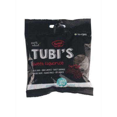 Zoete drop tubi`s van TerraSana, 12x 100 g