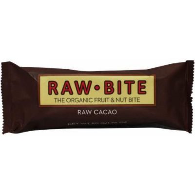 Cacao reep Fruit & Nut Bite van Rawbite, 12x 50 gram.