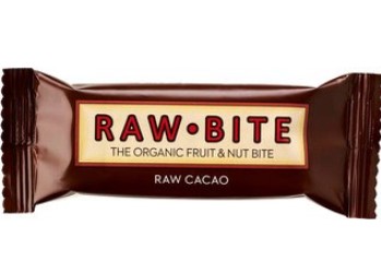 Cacao reep Fruit & Nut Bite van Rawbite, 12x 50 gram.