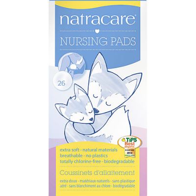 Nursing pads (zoogcompressen) van Natracare, 1x 26 stuks.