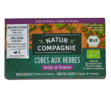 Kruidenbouillonblokjes provencaalse kruiden van Natur Compagnie, 12x 80 gr