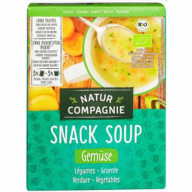 Instant groentesoep 1-kops van Natur Compagnie, 12x 54 g
