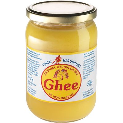 Geklaarde boter (ghee) van Finck Naturkost, 8x 480 gr