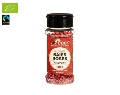 Roze peper van Cook, 3x 20 gram.