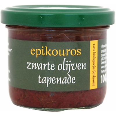 Zwarte Olijventapenade van Epikouros, 6x 100 gr