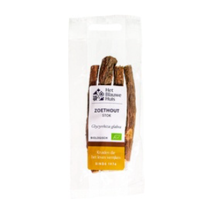 Zoethoutstokjes van Het Blauwe Huis, 5x 20 gr
