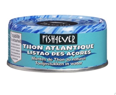Skipjack-tonijn in water van Fish 4 Ever, 15x 160 gr