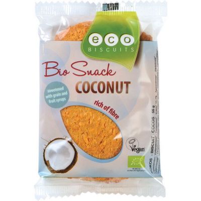Bio Snack coconut van Eco Biscuits, 20 x 55 g